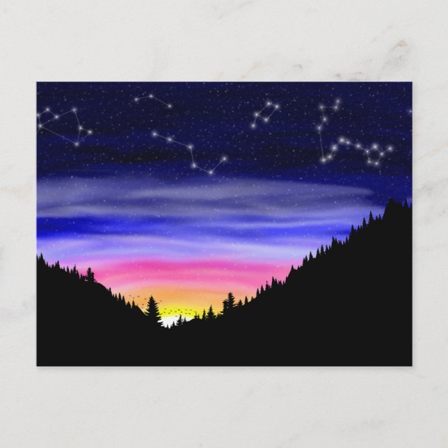 Carte Postale Nuit Diamond (Devant)