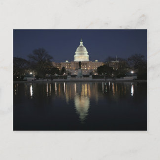 Carte Postale Nuit du Capitole américain