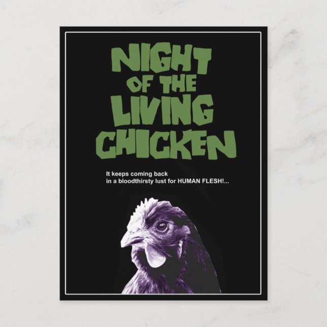 Carte Postale NUIT du POULET VIVANT (Devant)