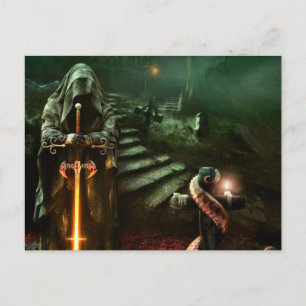 Carte Postale Nuit effrayante d'Halloween