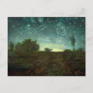 Carte Postale Nuit étoilée de Jean-François Millet (vers 1850-18