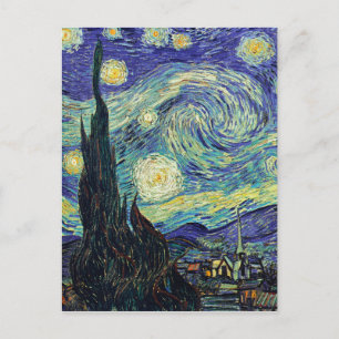Carte Postale Nuit étoilée par van Gogh