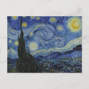 Carte Postale Nuit étoilée par Vincent van Gogh