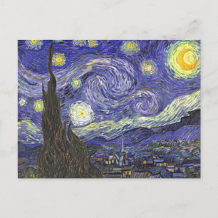 Carte Postale Nuit étoilée par Vincent van Gogh