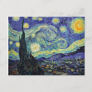 Carte Postale Nuit étoilée Vincent Van Gogh