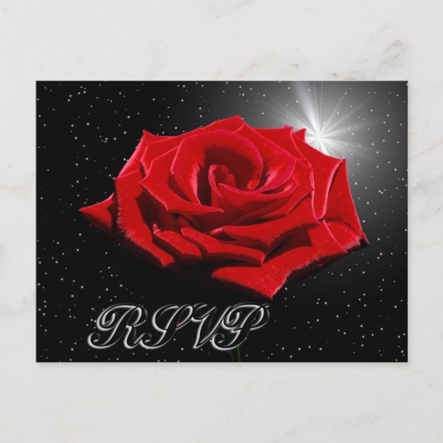 Carte Postale Nuit romantique étoilée (Devant)