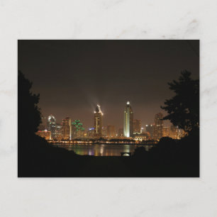 Carte Postale Nuits en ville à San Diego