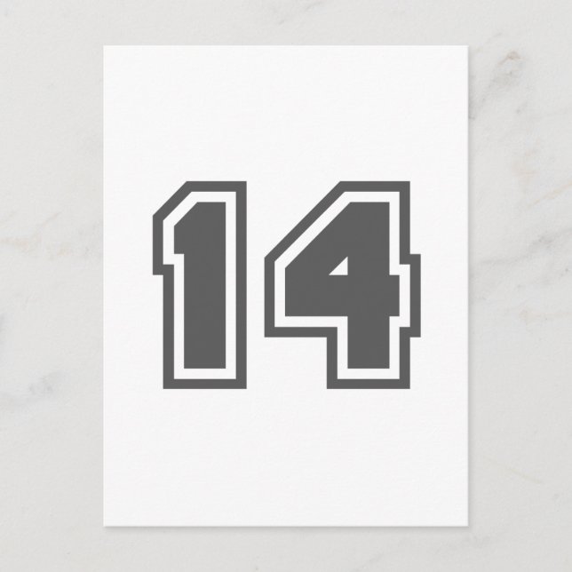 Carte Postale Numéro 14 (Devant)