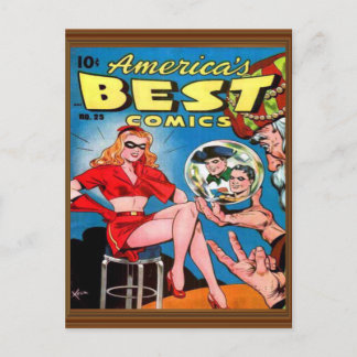 Carte Postale Numéro 25 Best Superhero Comic America