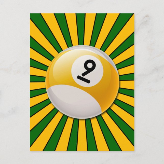 CARTE POSTALE NUMÉRO DE RÉTRO 9 MILLIARDS BALL (Devant)