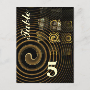 Carte postale Numéro de table d'hypnose