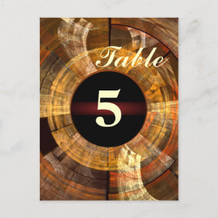 Carte postale Numéro de table d'intégrité