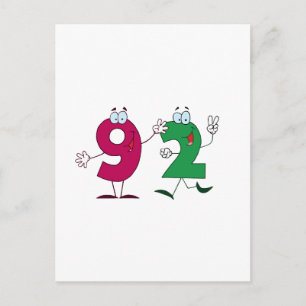 Carte Postale Numéro heureux 92