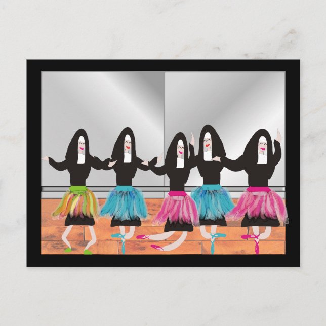 Carte Postale Nun Ballerina Cadeaux (Devant)