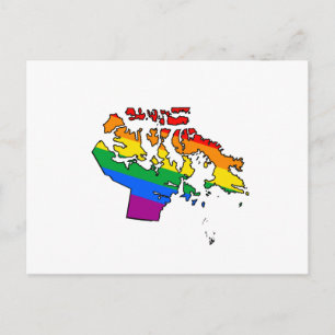 CARTE POSTALE NUNUVUT PRIDE