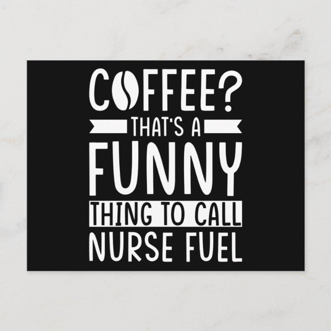 Carte Postale Nurse Coffee (Devant)