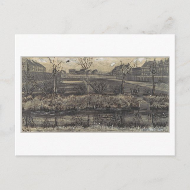 Carte Postale Nursery sur le Schenkweg, Vincent van Gogh (Devant)