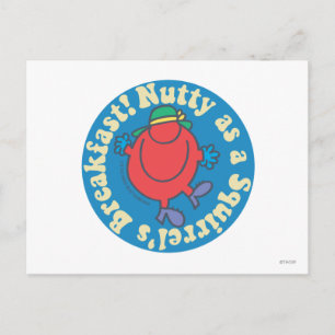 Carte Postale Nutty as a Squirrel's Breakfast !