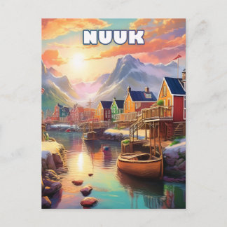 Carte Postale Nuuk, pearl of the Arctic