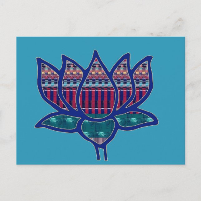 Carte Postale NVN724 Lotus Flower Pure Spiritual Yoga Meditation (Devant)