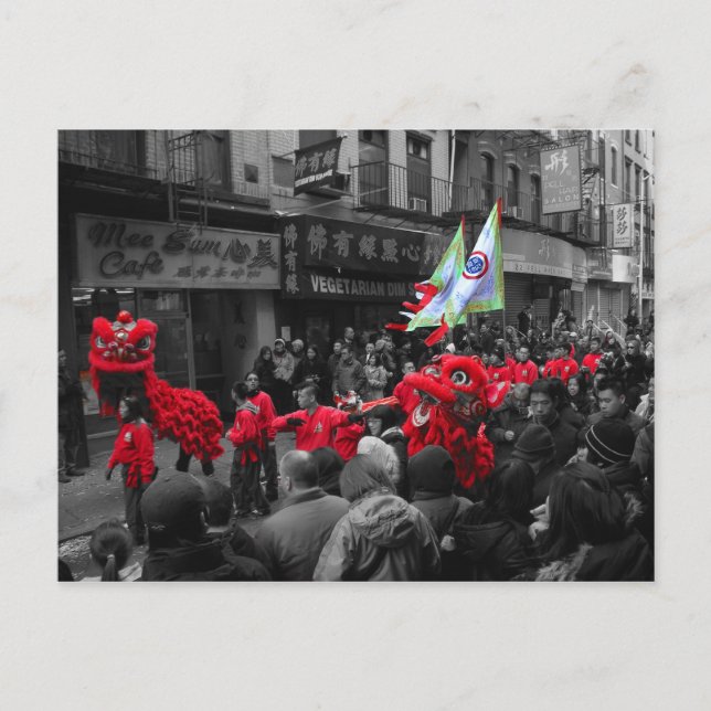 Carte postale NY du Nouvel An chinois (Devant)