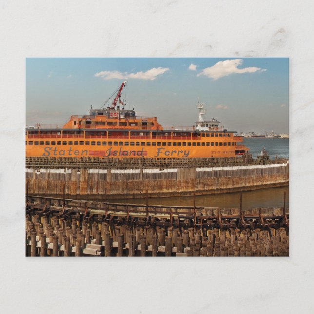 Carte Postale NY, NY - Le ferry de Staten Island (Devant)