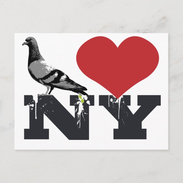 Carte Postale NY Pigeon (Devant)