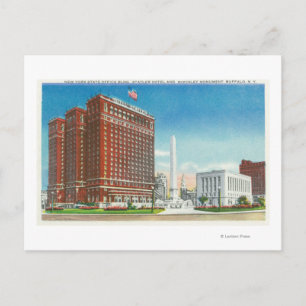 Carte Postale NY State Office, Statler Hotel