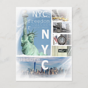 Carte Postale Nyc Modern Pop Art Ny New York City Modèle