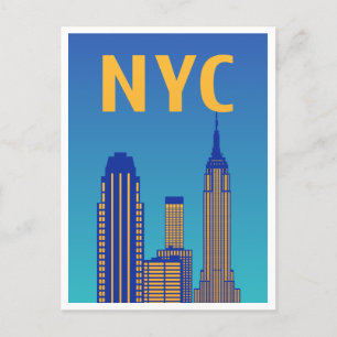 CARTE POSTALE NYC - NEW YORK