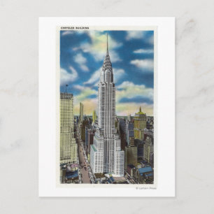 Carte Postale NYC, New YorkVue extérieure du Chrysler