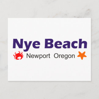 Carte Postale Nye Beach Newport Oregon