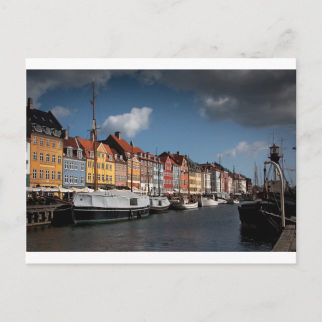 Carte Postale Nyhavn, Copenhague (Devant)