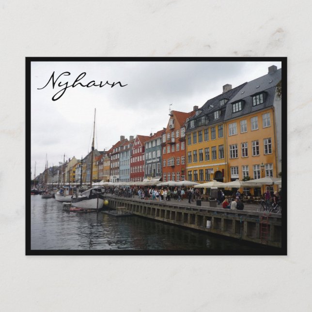Carte Postale nyhavn couleurs de marque (Devant)