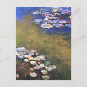 Carte Postale Nymphes, Claude Monet