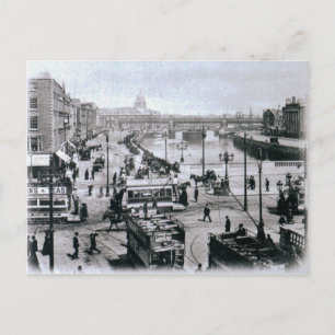 Carte Postale O' Connell Bridge et la rivière Liffey, Dublin