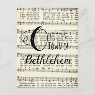 Carte Postale O Little Town of Bethlehem