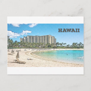 Carte Postale Oahu, Hawaii