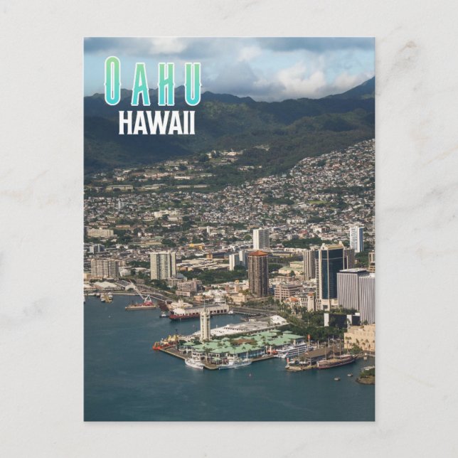 Carte postale Oahu, Hawaii Travel (Devant)