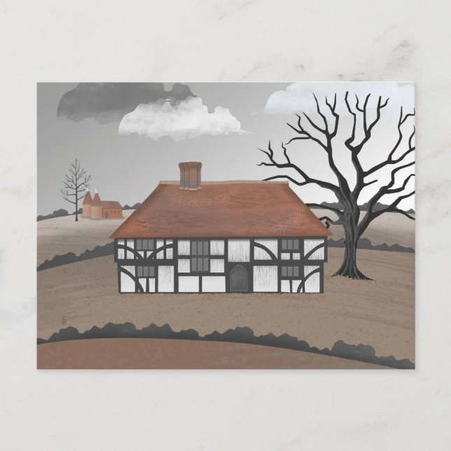 Carte Postale Oak Tree Manor Postcard (Devant)