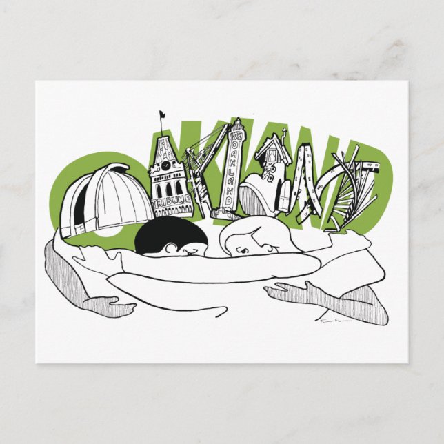 Carte Postale Oakland (Devant)