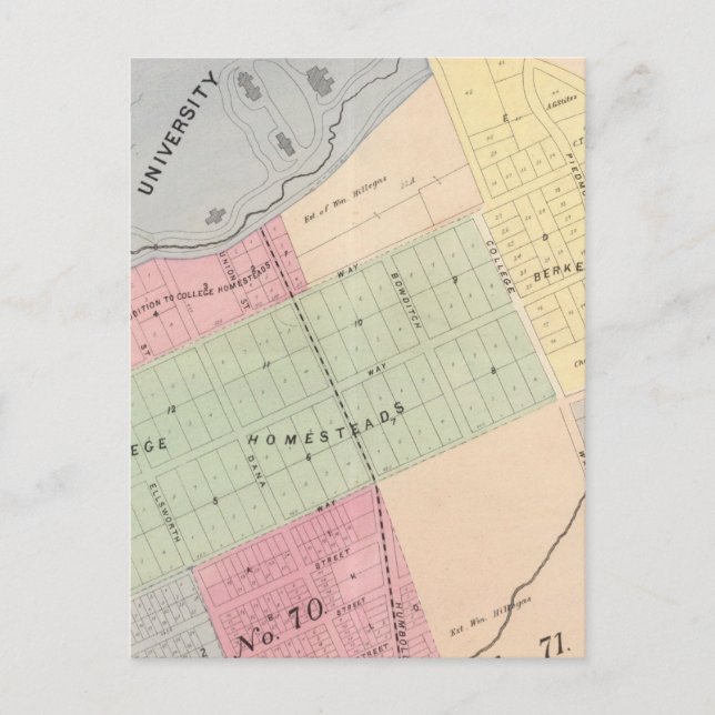 Carte Postale Oakland, environs 16 (Devant)