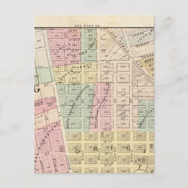 Carte Postale Oakland, environs 3 (Devant)