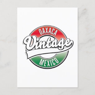 Carte Postale Oaxaca mexico logo vintage. aimant