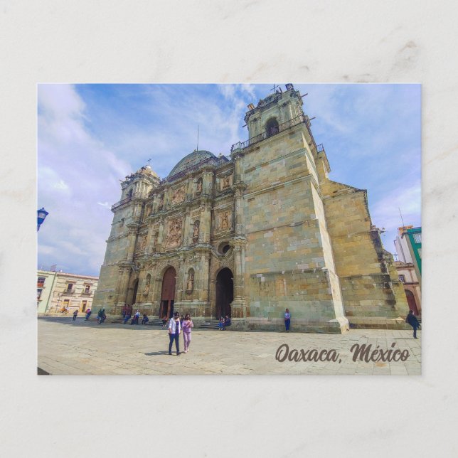 Carte Postale Oaxaca, Mexique, Cathédrale (Devant)