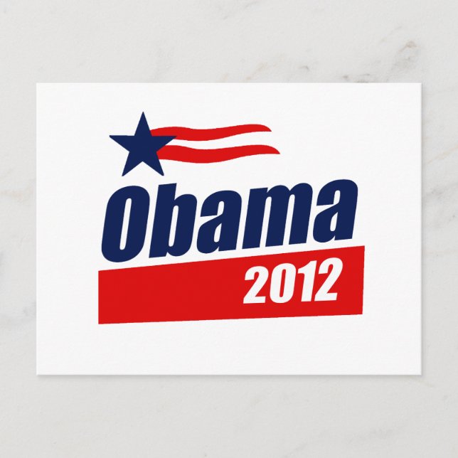 Carte Postale Obama 2012 (Devant)