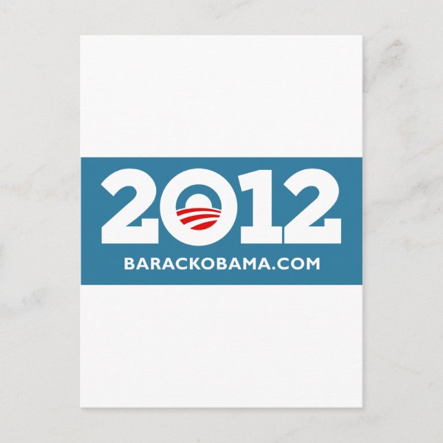 Carte Postale Obama 2012 (Devant)