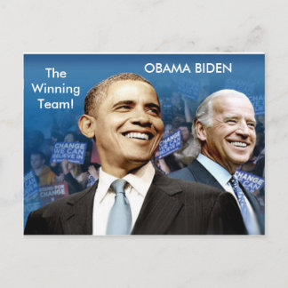 Carte Postale Obama Biden