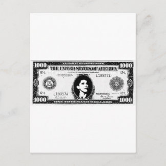 Carte Postale Obama Cash