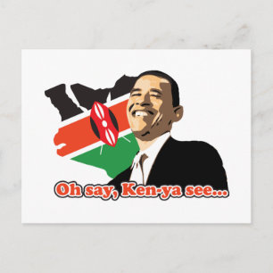 Carte Postale Obama Kenya